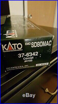 Kato SD80MAC Conrail with Digitrax DCC no sound HO scale