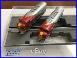 Kato Santa Fe F3 #21&21c Aa 176-1121 Atsf War Bonnet DCC Both Units Sound In 1