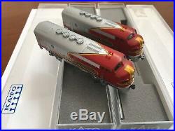 Kato Santa Fe F3 #21&21c Aa 176-1121 Atsf War Bonnet DCC Both Units Sound In 1