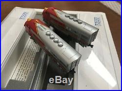 Kato Santa Fe F3 #21&21c Aa 176-1121 Atsf War Bonnet DCC Both Units Sound In 1