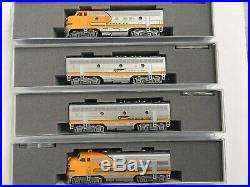 Kato Santa Fe F7 Abba 176-2125&176-2212 (yellow Bonnet) Dcc&sound