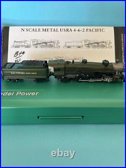 Model Power 87437 N-Scale USRA 4-6-2 Pacific B&O DCC/ Sound $249.98 Make Offer