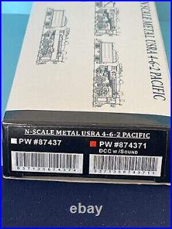 Model Power 87437 N-Scale USRA 4-6-2 Pacific B&O DCC/ Sound $249.98 Make Offer