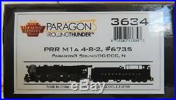 NEW BROADWAY LTD. PARAGON 3 N SCALE PENNSY RR M1a 4-8-2 With TENDER DCC/SOUND