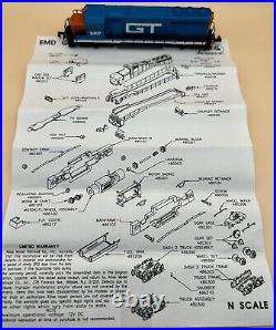 NIB N Scale ATLAS 48615 EMD GP-40-2 Grand Trunk Western #6407 DCC Ready