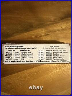 NIB N Scale ATLAS 48615 EMD GP-40-2 Grand Trunk Western #6407 DCC Ready