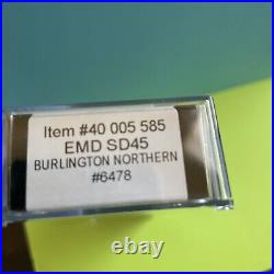 N Atlas 40005585 SD45 GOLD Burlington Northern Rd# 6478 DCC with Sound
