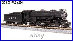 N Broadway LTD BLI 7831 ATSF Santa Fe 2-8-2 Heavy Mikado Steam #3284 with Paragon4