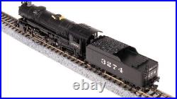 N Broadway LTD BLI 7831 ATSF Santa Fe 2-8-2 Heavy Mikado Steam #3284 with Paragon4