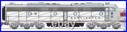 N Broadway Ltd 3618 CB&Q/California Zephyr E9A DCC & Sound #9985 NIB