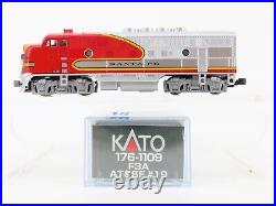 N KATO 176-1109 ATSF Santa Fe Warbonnet EMD F3A Diesel #19 withDCC & Sound