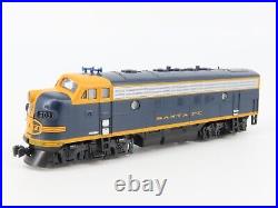 N KATO 176-2128 ATSF Santa Fe Cigar Band EMD F7A Diesel #203L with DCC & Sound