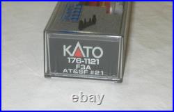 N Kato #176-1121 EMD F3A AT&SF #21 with DCC and sound installed LNIB see video