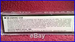 N Kato 176-8914 Dcc/sound Csx Es44ac Diesel Locomotive #737 Vg/orig Box