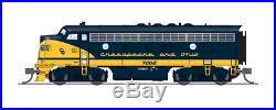 N-SCALE BLI 3804 EMD F7A, C&O 7003, As-Delivered, Paragon3 Sound/DC/DCC