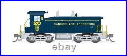N-SCALE Broadway 7485 EMD NW2, BAR 21, Blue with Yellow, Paragon4 Sound/DC/DCC