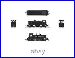 N-SCALE Broadway 7497 EMD NW2, NYC 8809, Black with White, Paragon4 Sound/DC/DCC