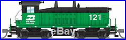 N-SCALE Broadway Limited 3876 EMD SW7 Sound and DCC Burlington Northern 125