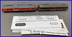 N Scale 12525 Minitrix BR 232 DB AG Diesel Locomotives Dbl Consist DCC/SND N134