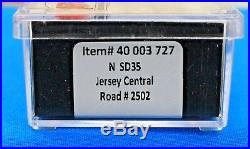 N Scale ATLAS GOLD 40 003 727 JERSEY CENTRAL SD35 Loco # 2502 DCC & ESU Sound