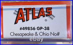 N Scale Atlas GP-38 DCC Sound Chesapeake & Ohio C&O Diesel Engine Locomotive