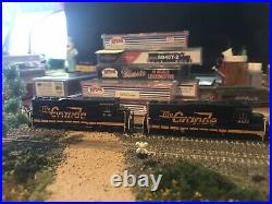 N Scale Atlas Gold (pair) 2 Gp30 Rio Grande Locomotives Dcc/sound #3027&3001