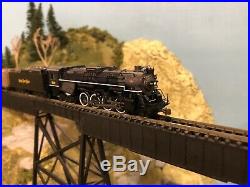 N Scale Bachmann 2-8-4 Berkshire Steam Loco Nickel Plate #765 with DCC&Sound
