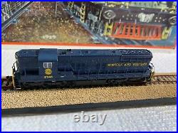 N Scale Bachmann Norfolk & Western Emd Sd9 Diesel 2346 Dcc/sound-nice? N723