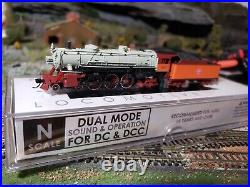 N Scale Broadway Limited Milwaukee Road Light Pacific 4-6-2 #197 With Paragon4