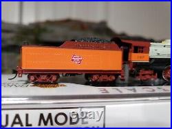 N Scale Broadway Limited Milwaukee Road Light Pacific 4-6-2 #197 With Paragon4