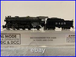 N Scale Broadway Limited USRA 4-6-2 Heavy Pacific DCC & Sound Santa Fe #3425