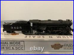 N Scale Broadway Limited USRA 4-6-2 Heavy Pacific DCC & Sound Santa Fe #3425