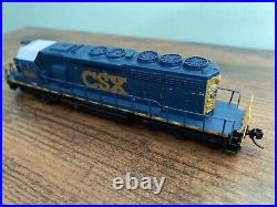 N Scale CSX SD40-2 Locomotive With Sound & DCC Equipped Paragon Diesel Cab #8043