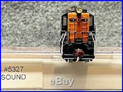 N Scale Custom Painted Atlas SD9 NWP/SP Halloween/Redwood withESU DCC & Sound