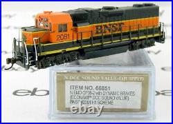N Scale EMD GP38-2 Locomotive withDCC & Sound BNSF #2081 Bachmann #66851