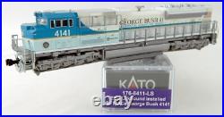 N Scale EMD SD70ACe withDCC & Sound UP George Bush #4141 Kato #176-8411-LS N Scale EMD SD70ACe withDCC & Sound UP George Bush #4141 Kato #176-8411-LS