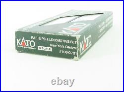 N Scale KATO 106-0701 NYC New York Central PA1/PB1 Diesel Set #4201/4301 withDCC