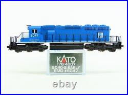 N Scale KATO 176-4807 EMD Electro-Motive Leasing SD40-2 Early Diesel #6047