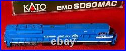 N Scale KATO 176-5501 CR Conrail SD80MAC Diesel Locomotive #4103 DCC Ready