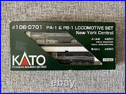N Scale Kato 106-0701 NYC PA-1 & PB-1 Diesel Locomotive Set New With DCC