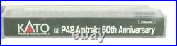 N Scale Kato 176-6037-DCC/Lok Sound Amtrak 108 Phase VI 50th Anniversary P42
