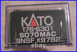N-Scale Kato 176-6301 SD70MAC BNSF Executive Scheme #9782 NEW MINT & DCC Ready