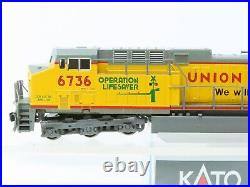 N Scale Kato #176-7034 UP Union Pacific GE AC4400CW Diesel #6736 DCC Ready
