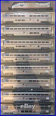 N Scale Kato Dcc Sound P42 Amtrak Phase Vb Superliner II Passenger Cars Lot