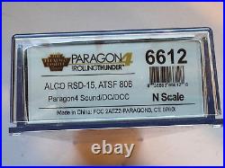 N Scale Locomotive By Broadway Paragon Rolling Thunder Alco RSD ATSF 806 NIB