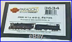 N Scale PRR M1A 4-8-2 #6735 PARAGON 3 Sound/DC/DCC Broadway Limited, LATEST RUN