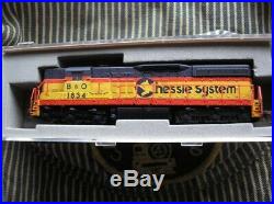 N Scale SD-9 by ATLAS. Chessie/B&O DCC/Sound installed + FREE Caboose