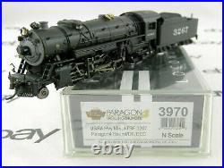 N Scale USRA Heavy Mikado withDCC & Paragon4 Sound ATSF #3267 BLI #3970