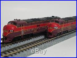 N scale BLI Gulf Mobile & Ohio E7's A/A set- locomotive dcc sound # 101 and 103A