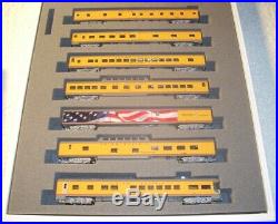 New #844 Up Factory DCC & Sound Fef-3, Water Tenders And 7 Car Pass Illuminated